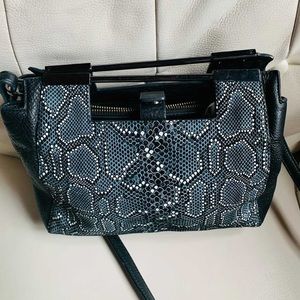 Halston heritage phyton bag